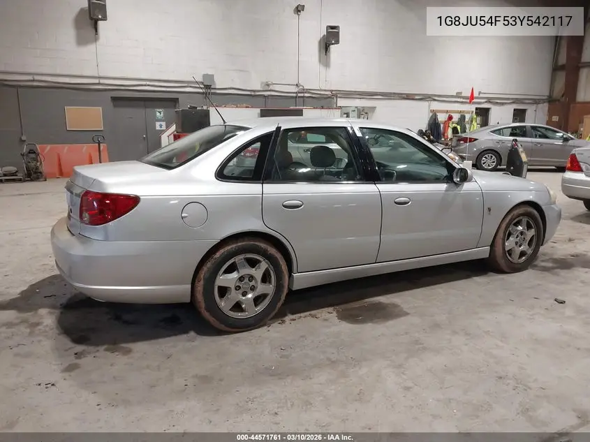 2003 Saturn L-Series L200 VIN: 1G8JU54F53Y542117 Lot: 44571761