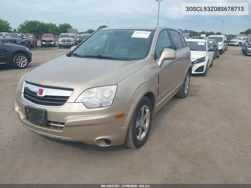 2008 Saturn Vue Green Line 4-Cyl Base VIN: 3GSCL93Z08S678713 Lot: 45537261