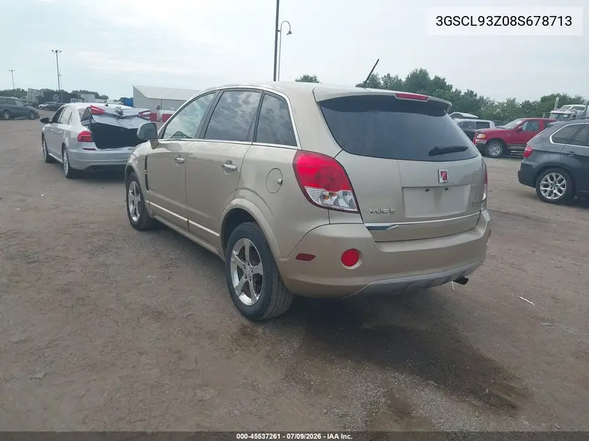 2008 Saturn Vue Green Line 4-Cyl Base VIN: 3GSCL93Z08S678713 Lot: 45537261