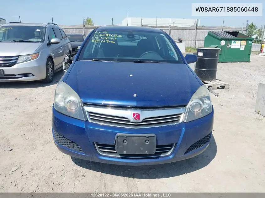 2008 Saturn Astra Xe VIN: W08AR671885060448 Lot: 12628122