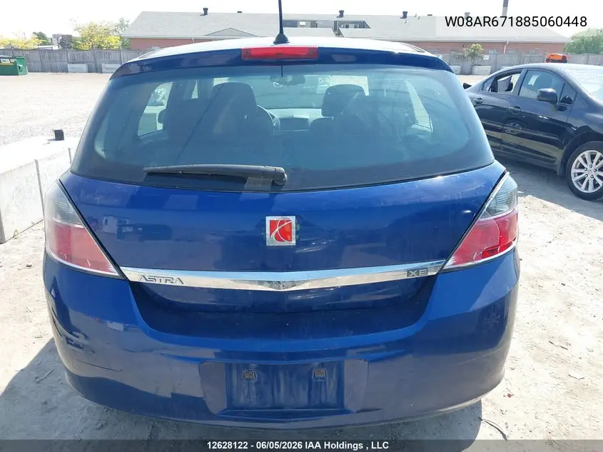 2008 Saturn Astra Xe VIN: W08AR671885060448 Lot: 12628122
