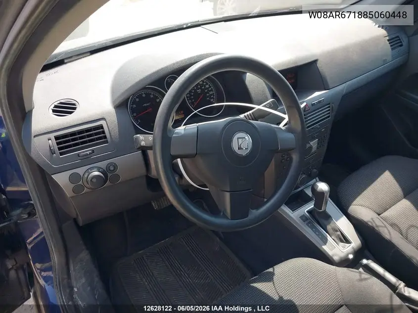 2008 Saturn Astra Xe VIN: W08AR671885060448 Lot: 12628122