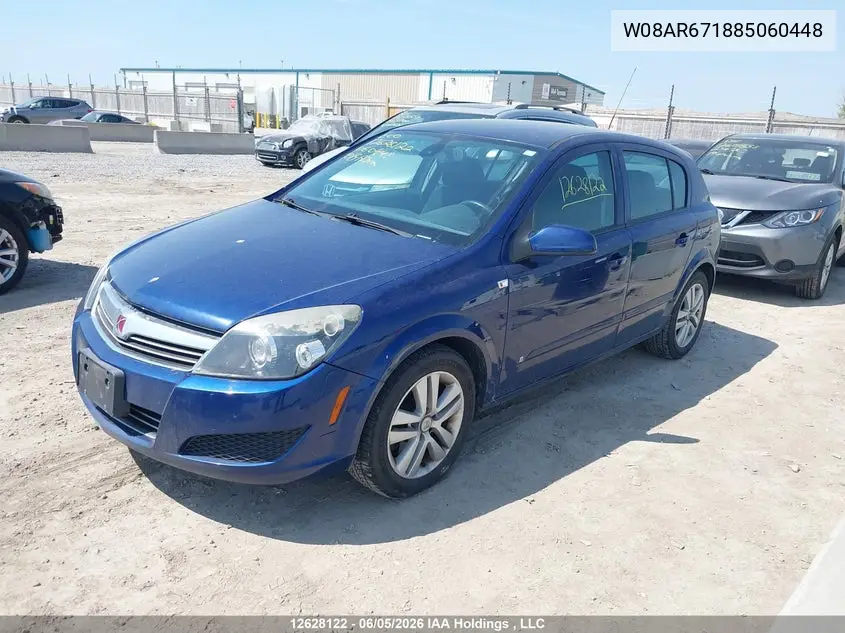 2008 Saturn Astra Xe VIN: W08AR671885060448 Lot: 12628122