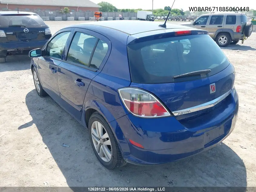 2008 Saturn Astra Xe VIN: W08AR671885060448 Lot: 12628122