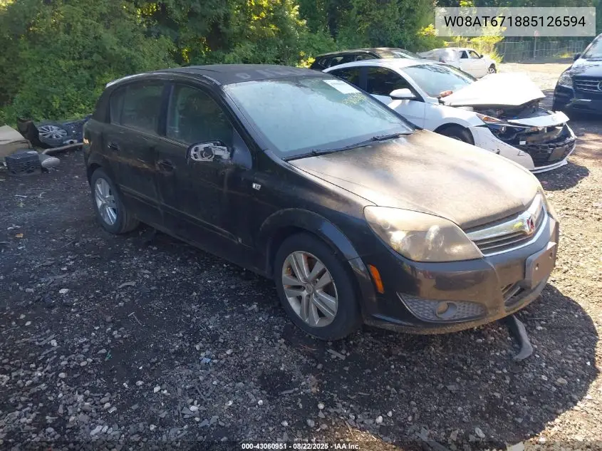 2008 Saturn Astra Xr VIN: W08AT671885126594 Lot: 43060951