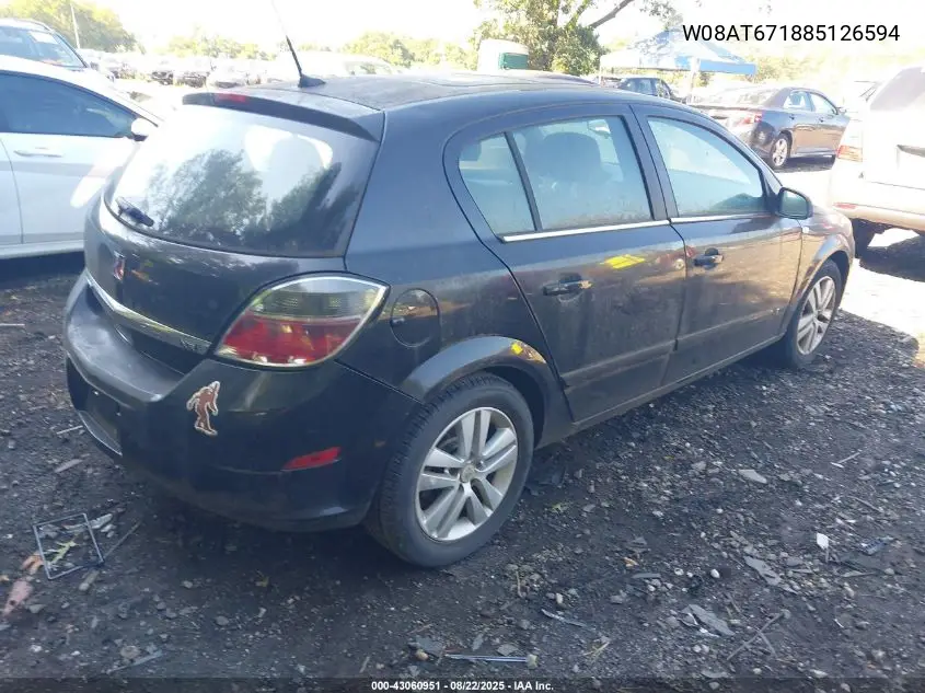2008 Saturn Astra Xr VIN: W08AT671885126594 Lot: 43060951