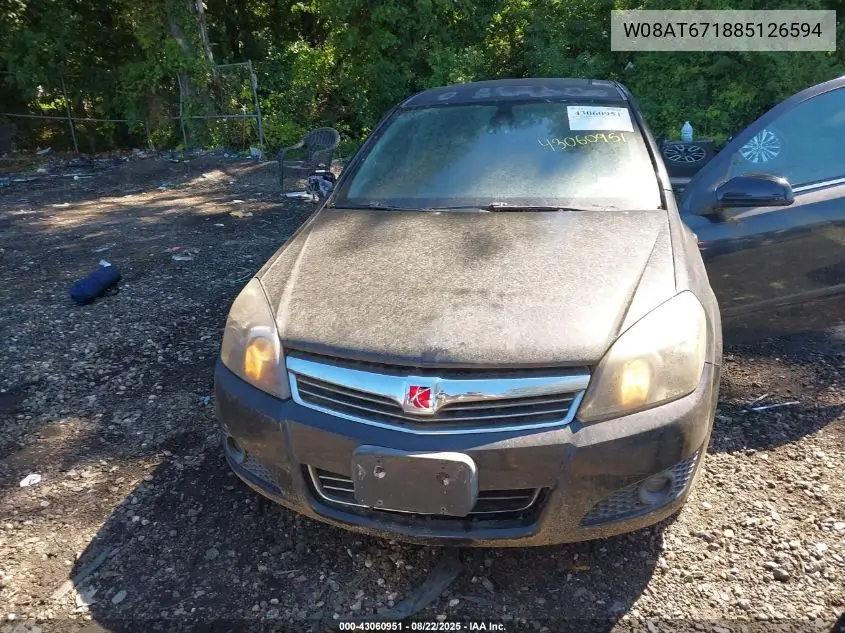 2008 Saturn Astra Xr VIN: W08AT671885126594 Lot: 43060951
