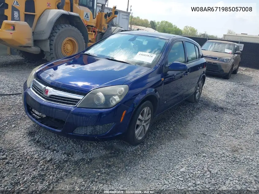 2008 Saturn Astra Xe VIN: W08AR671985057008 Lot: 44683828