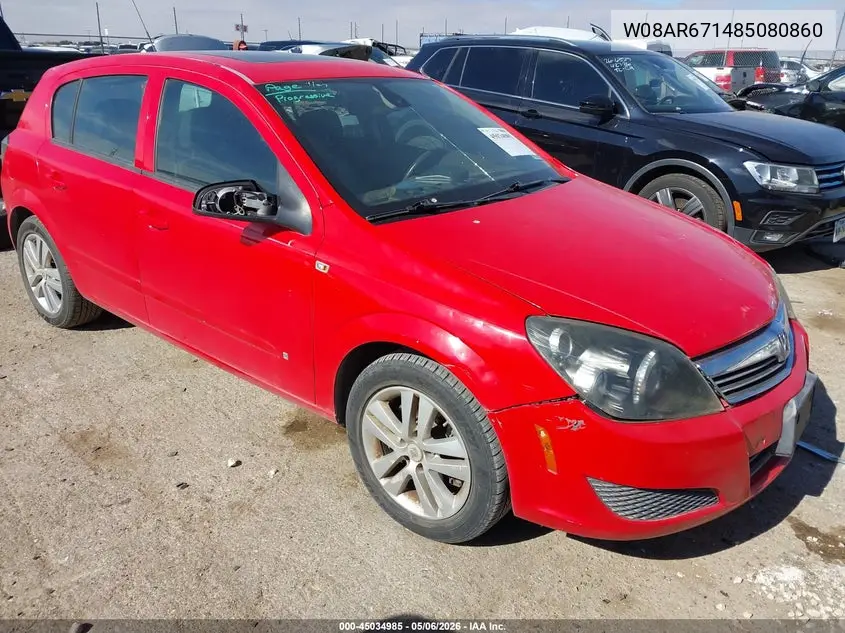 2008 Saturn Astra Xe VIN: W08AR671485080860 Lot: 45034985