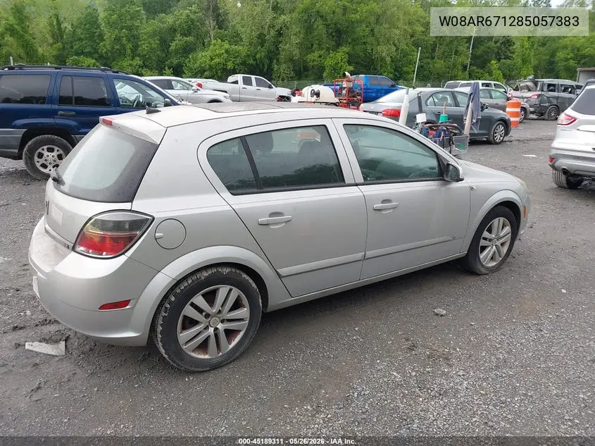 2008 Saturn Astra Xe VIN: W08AR671285057383 Lot: 45189311