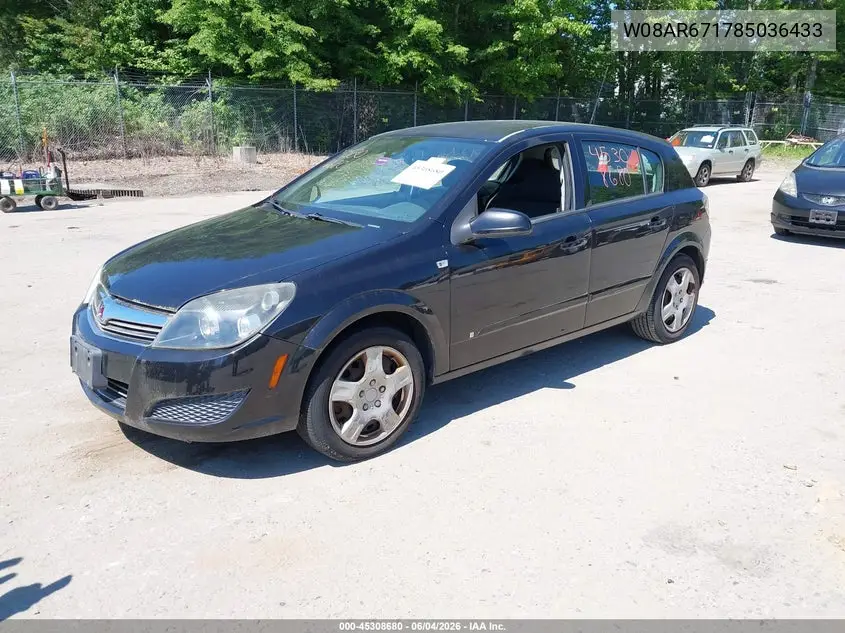 2008 Saturn Astra Xe VIN: W08AR671785036433 Lot: 45308680