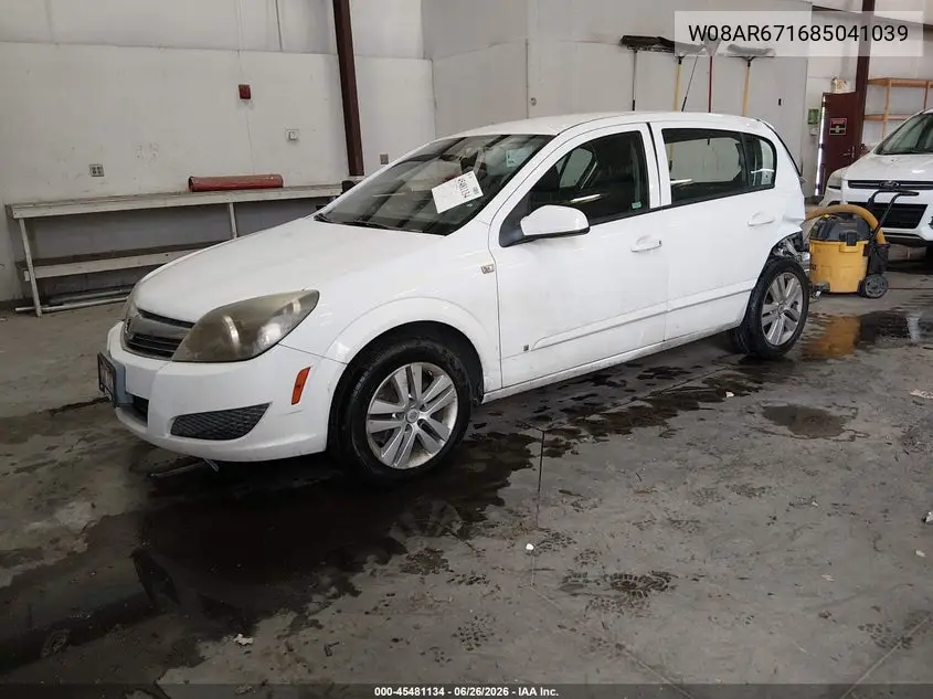 2008 Saturn Astra Xe VIN: W08AR671685041039 Lot: 45481134