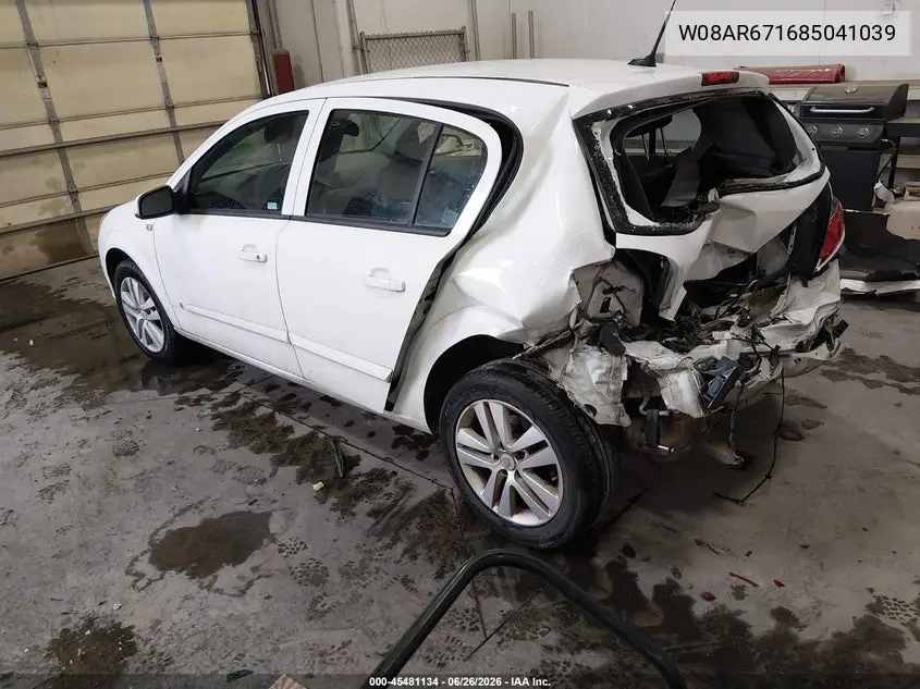 2008 Saturn Astra Xe VIN: W08AR671685041039 Lot: 45481134