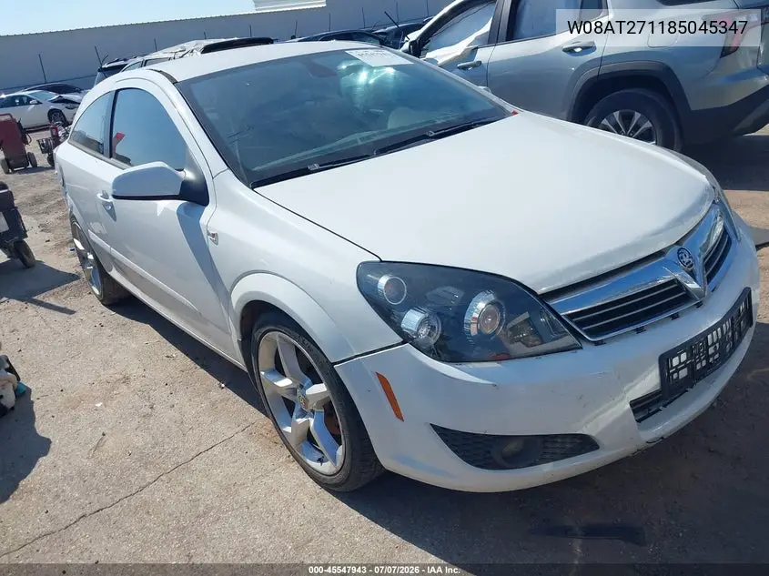 2008 Saturn Astra Xr VIN: W08AT271185045347 Lot: 45547943