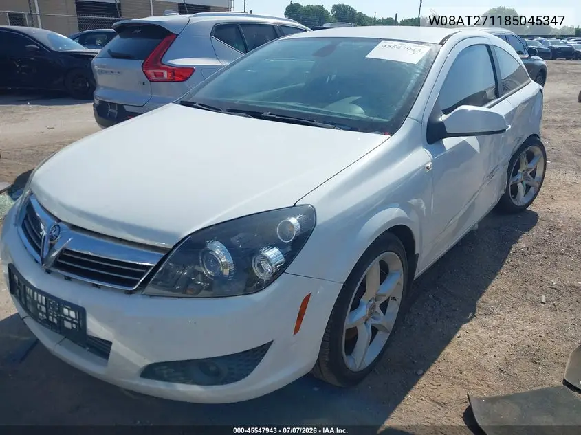 2008 Saturn Astra Xr VIN: W08AT271185045347 Lot: 45547943