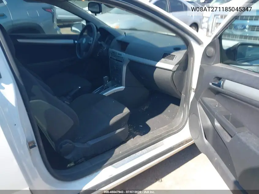 2008 Saturn Astra Xr VIN: W08AT271185045347 Lot: 45547943