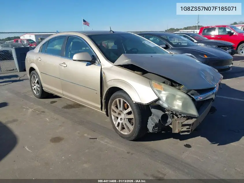 2007 Saturn Aura Xe VIN: 1G8ZS57N07F185071 Lot: 44114406