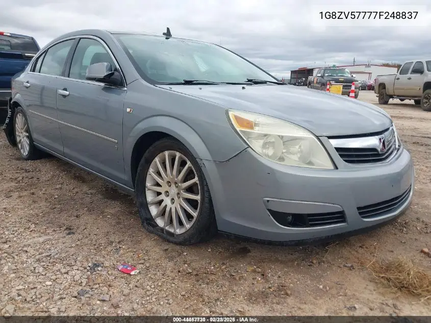 2007 Saturn Aura Xr VIN: 1G8ZV57777F248837 Lot: 44467730