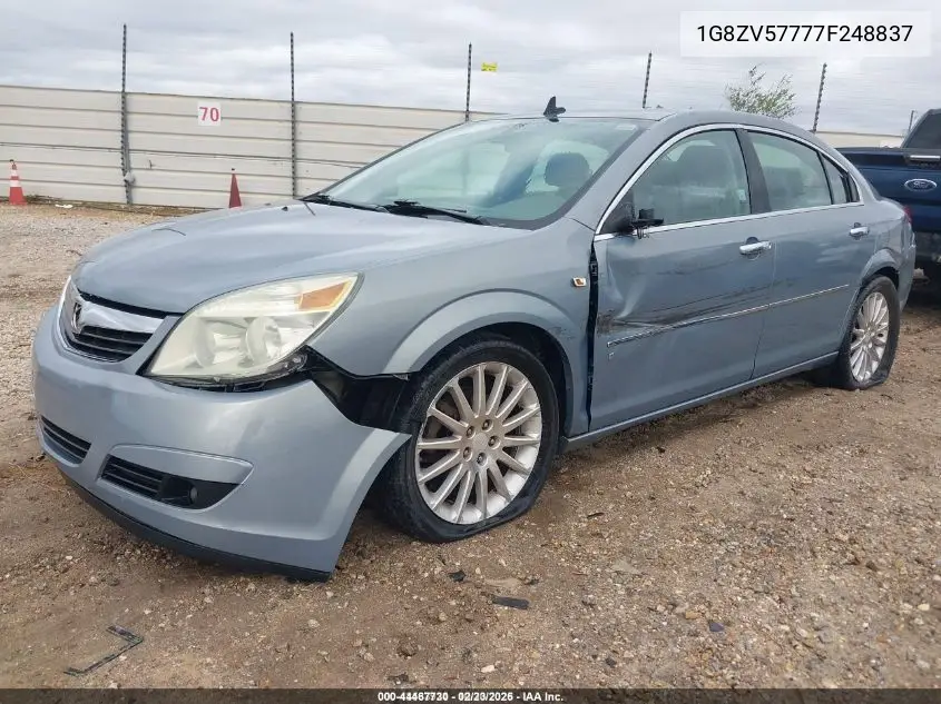2007 Saturn Aura Xr VIN: 1G8ZV57777F248837 Lot: 44467730