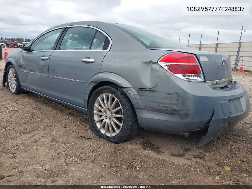 2007 Saturn Aura Xr VIN: 1G8ZV57777F248837 Lot: 44467730