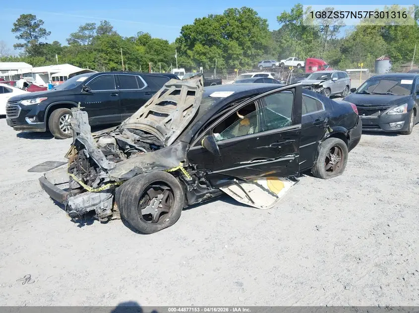 2007 Saturn Aura Xe VIN: 1G8ZS57N57F301316 Lot: 44877153