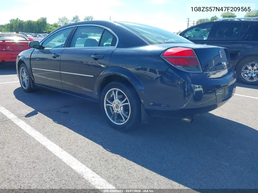 2007 Saturn Aura Xe VIN: 1G8ZS57N47F209565 Lot: 45065333