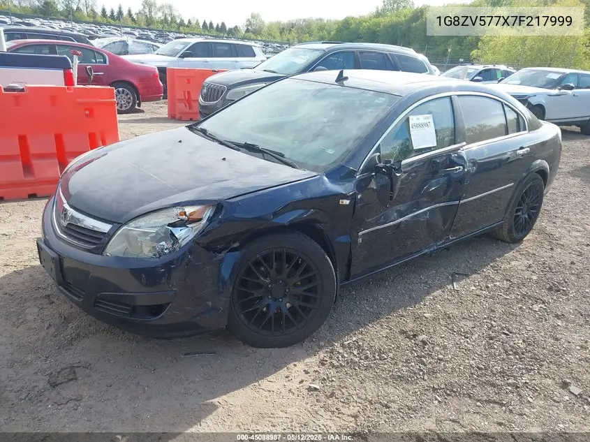 2007 Saturn Aura Xr VIN: 1G8ZV577X7F217999 Lot: 45088987