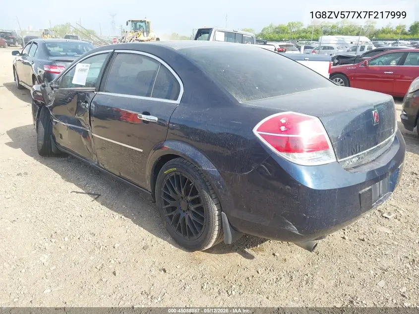 2007 Saturn Aura Xr VIN: 1G8ZV577X7F217999 Lot: 45088987