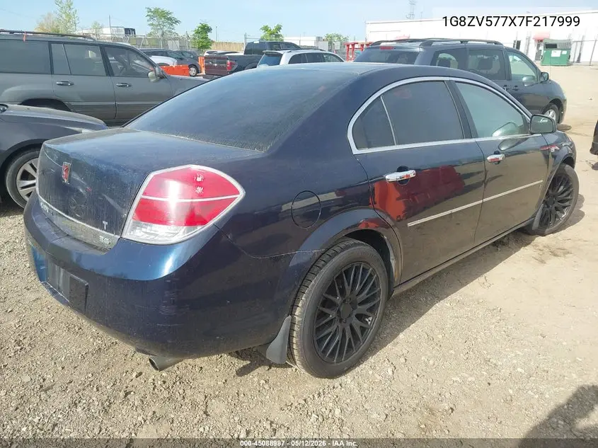2007 Saturn Aura Xr VIN: 1G8ZV577X7F217999 Lot: 45088987