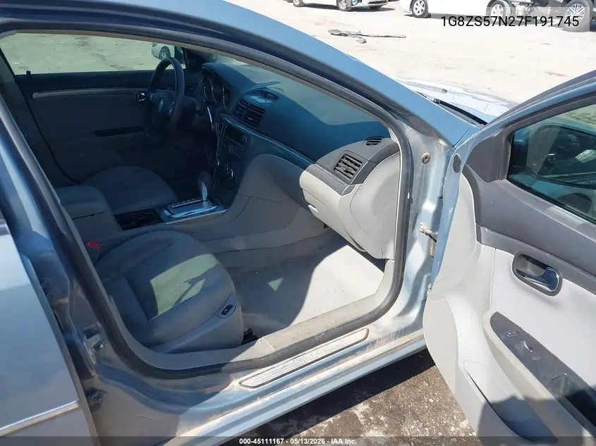 2007 Saturn Aura Xe VIN: 1G8ZS57N27F191745 Lot: 45111167