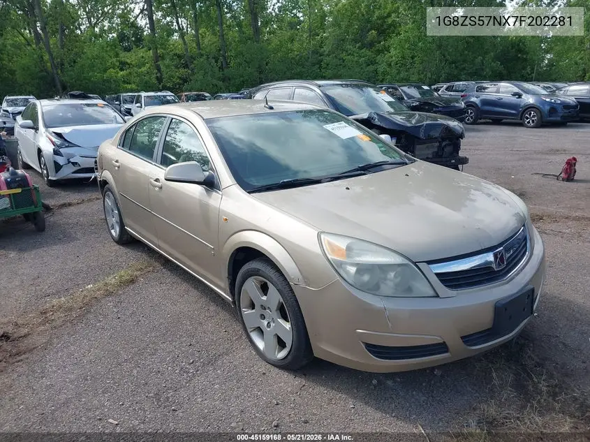 2007 Saturn Aura Xe VIN: 1G8ZS57NX7F202281 Lot: 45159168