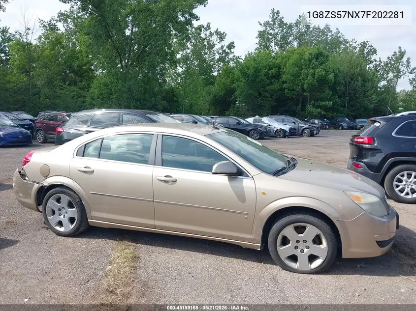 2007 Saturn Aura Xe VIN: 1G8ZS57NX7F202281 Lot: 45159168