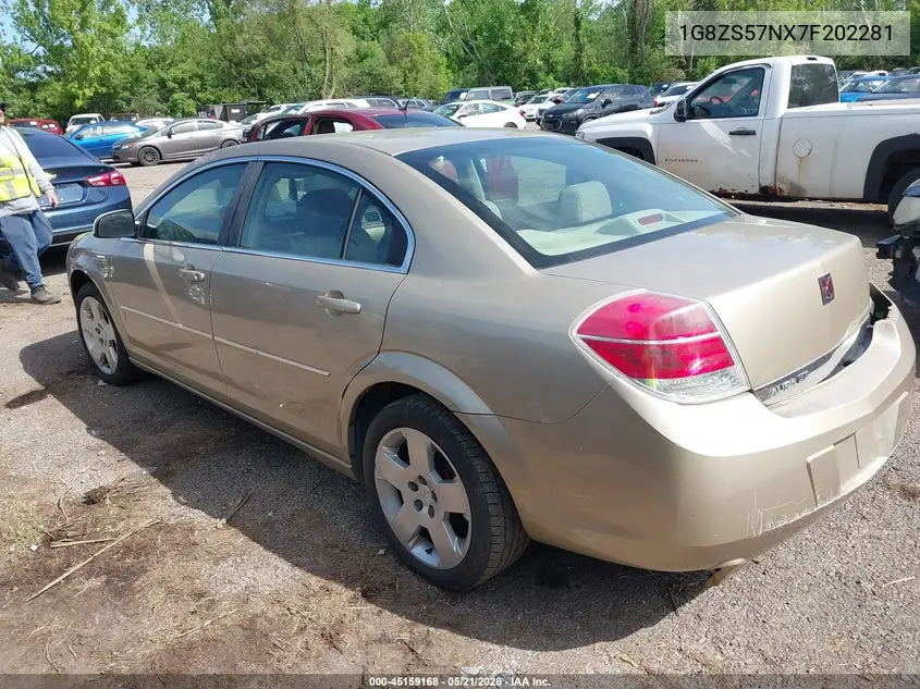 2007 Saturn Aura Xe VIN: 1G8ZS57NX7F202281 Lot: 45159168