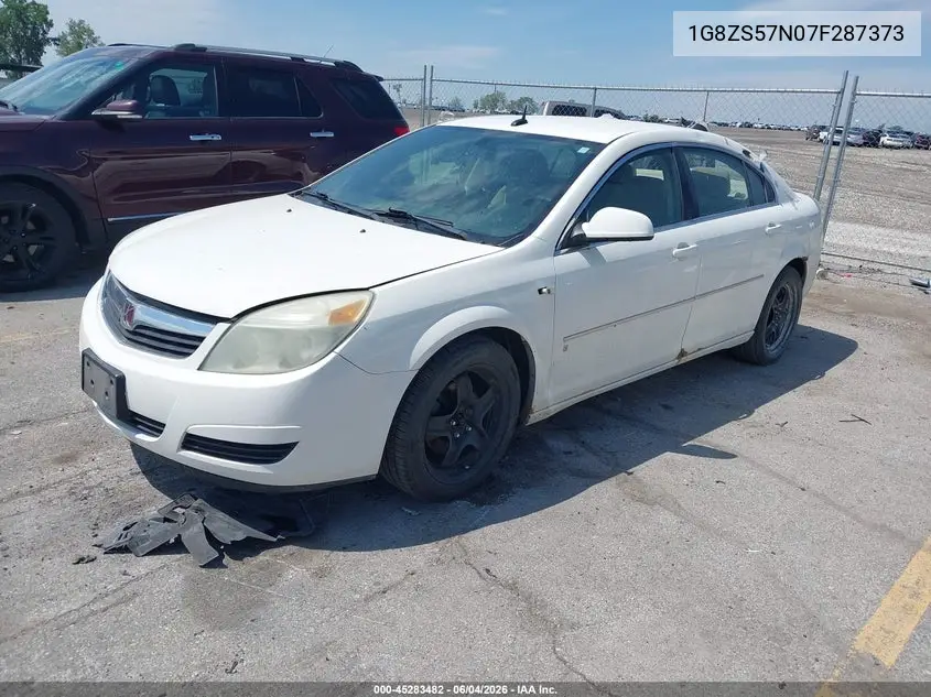 2007 Saturn Aura Xe VIN: 1G8ZS57N07F287373 Lot: 45283482