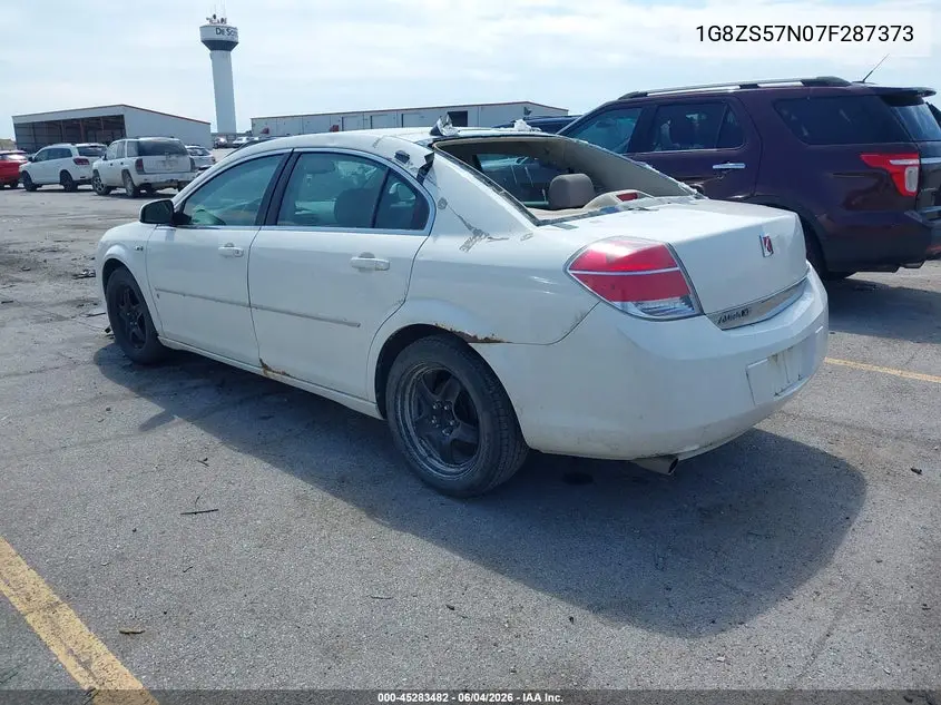 2007 Saturn Aura Xe VIN: 1G8ZS57N07F287373 Lot: 45283482