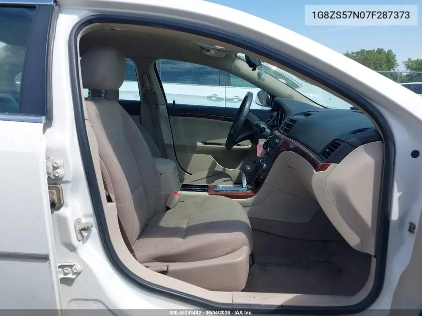 2007 Saturn Aura Xe VIN: 1G8ZS57N07F287373 Lot: 45283482