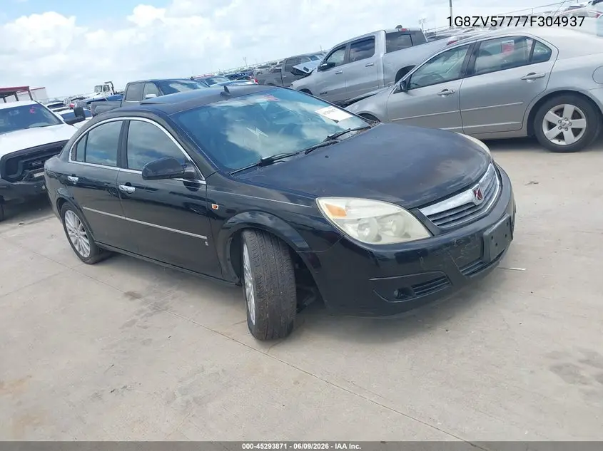 2007 Saturn Aura Xr VIN: 1G8ZV57777F304937 Lot: 45293871