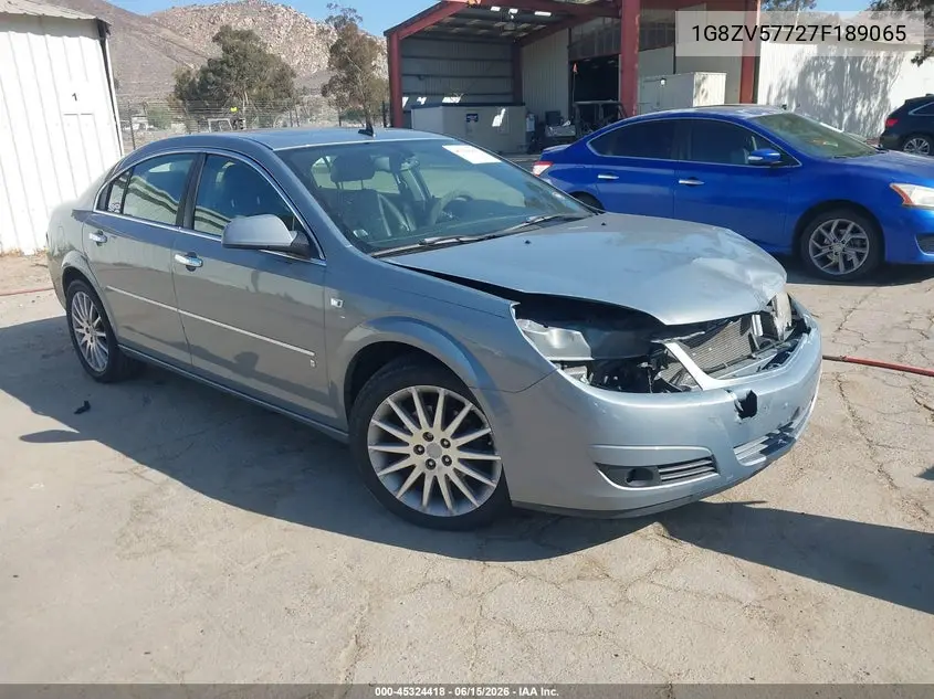 2007 Saturn Aura Xr VIN: 1G8ZV57727F189065 Lot: 45324418