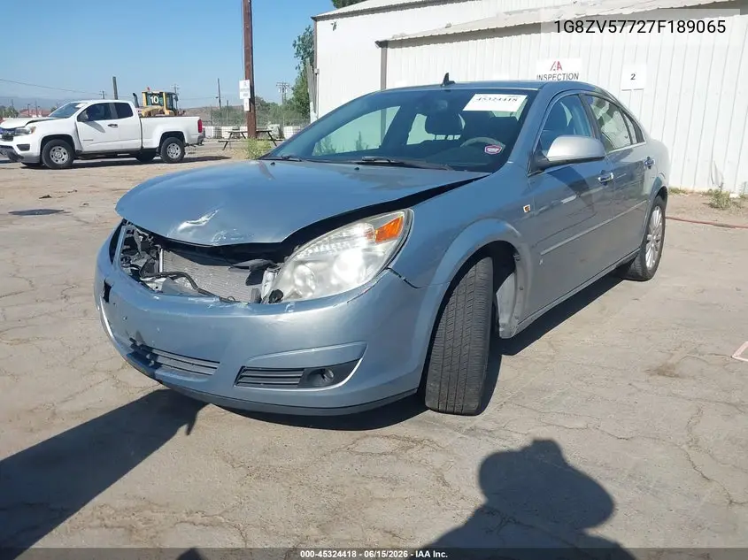 2007 Saturn Aura Xr VIN: 1G8ZV57727F189065 Lot: 45324418