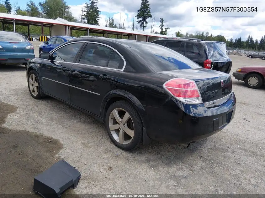 2007 Saturn Aura Xe VIN: 1G8ZS57N57F300554 Lot: 45355506