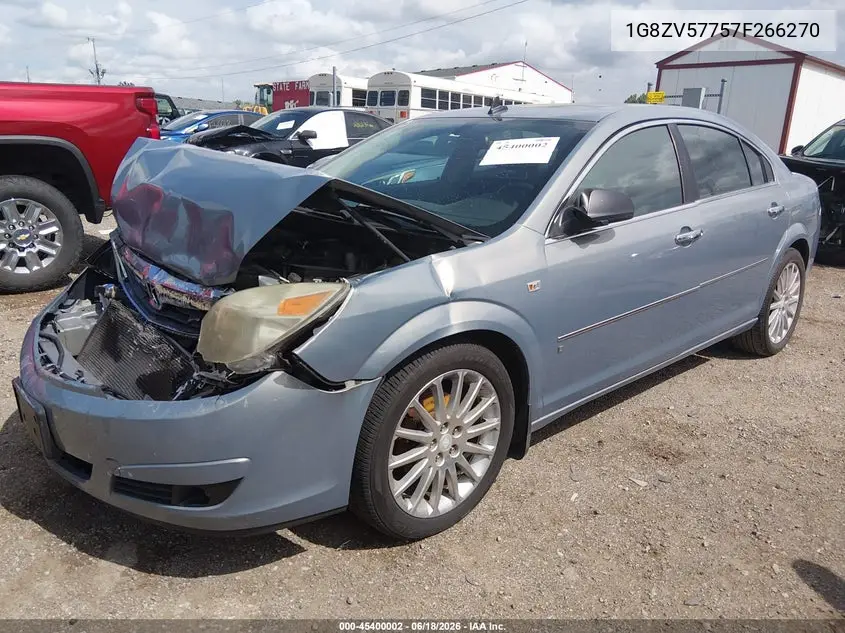 2007 Saturn Aura Xr VIN: 1G8ZV57757F266270 Lot: 45400002