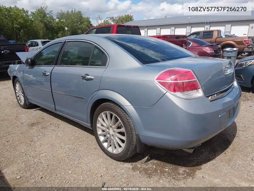 2007 Saturn Aura Xr VIN: 1G8ZV57757F266270 Lot: 45400002