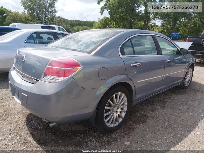 2007 Saturn Aura Xr VIN: 1G8ZV57757F266270 Lot: 45400002