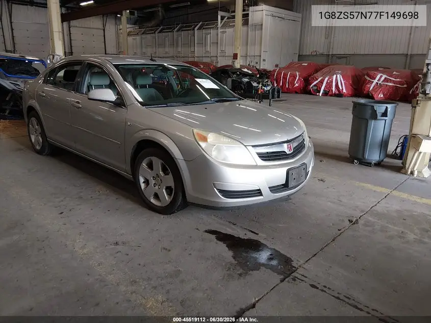 2007 Saturn Aura Xe VIN: 1G8ZS57N77F149698 Lot: 45519112