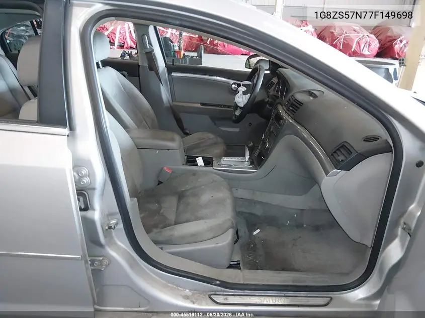 2007 Saturn Aura Xe VIN: 1G8ZS57N77F149698 Lot: 45519112