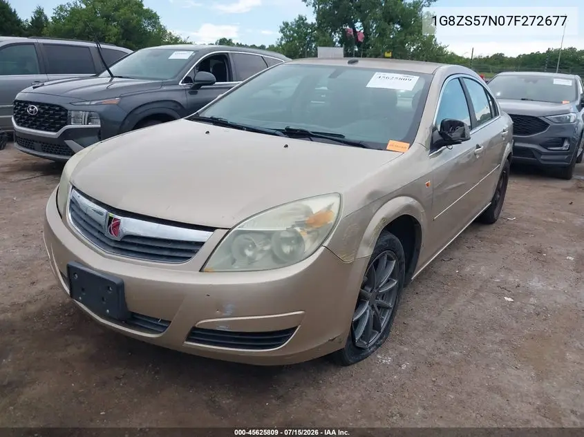2007 Saturn Aura Xe VIN: 1G8ZS57N07F272677 Lot: 45625809