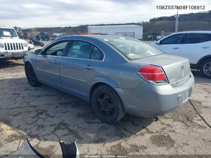 2008 Saturn Aura Xe VIN: 1G8ZS57N38F108812 Lot: 43960810