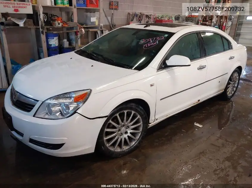 2008 Saturn Aura Xr VIN: 1G8ZV57758F209732 Lot: 44375712