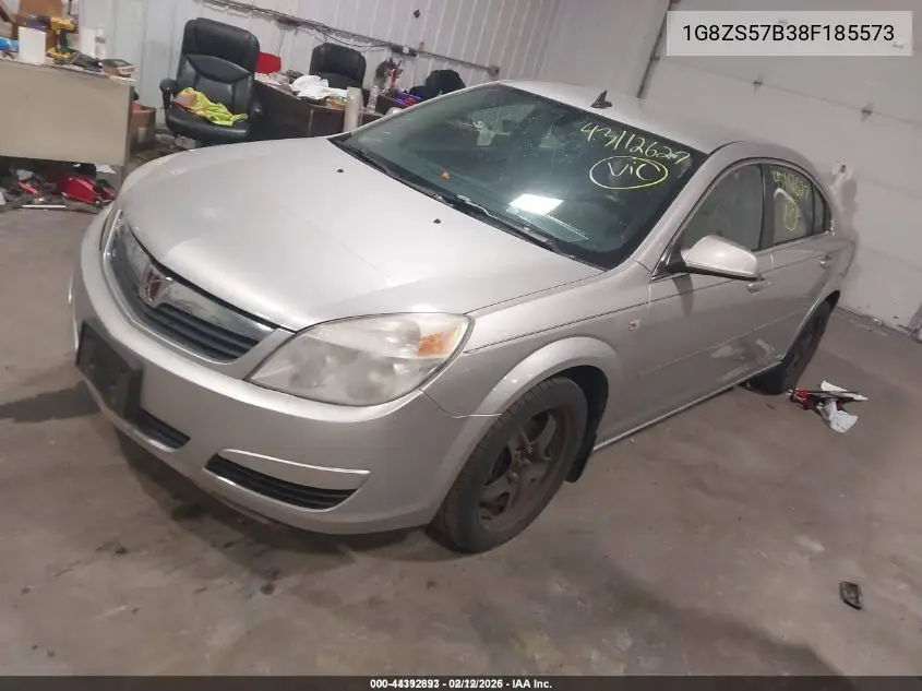 2008 Saturn Aura Xe VIN: 1G8ZS57B38F185573 Lot: 44392893