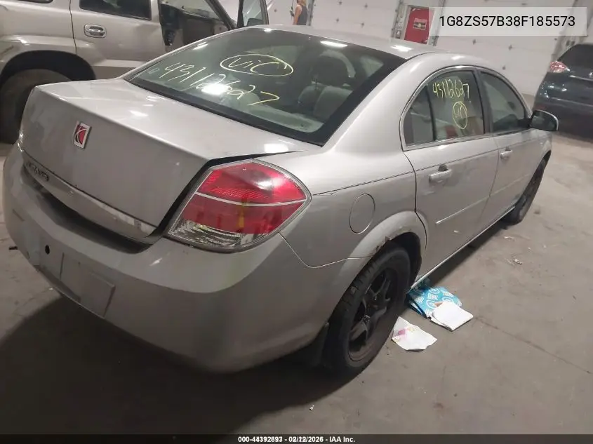 2008 Saturn Aura Xe VIN: 1G8ZS57B38F185573 Lot: 44392893